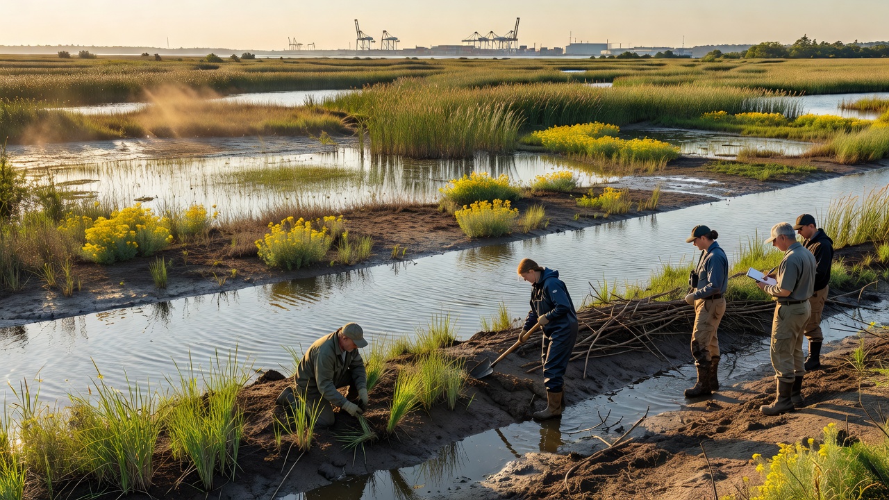 Wetland Restoration Projects Advance in Delta Bay